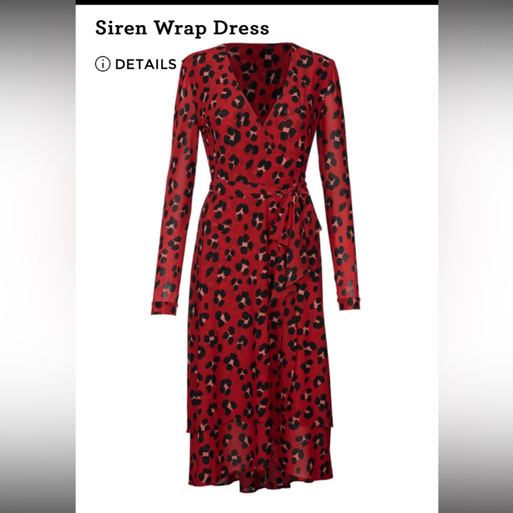 Cabi Siren Wrap Dress - Large